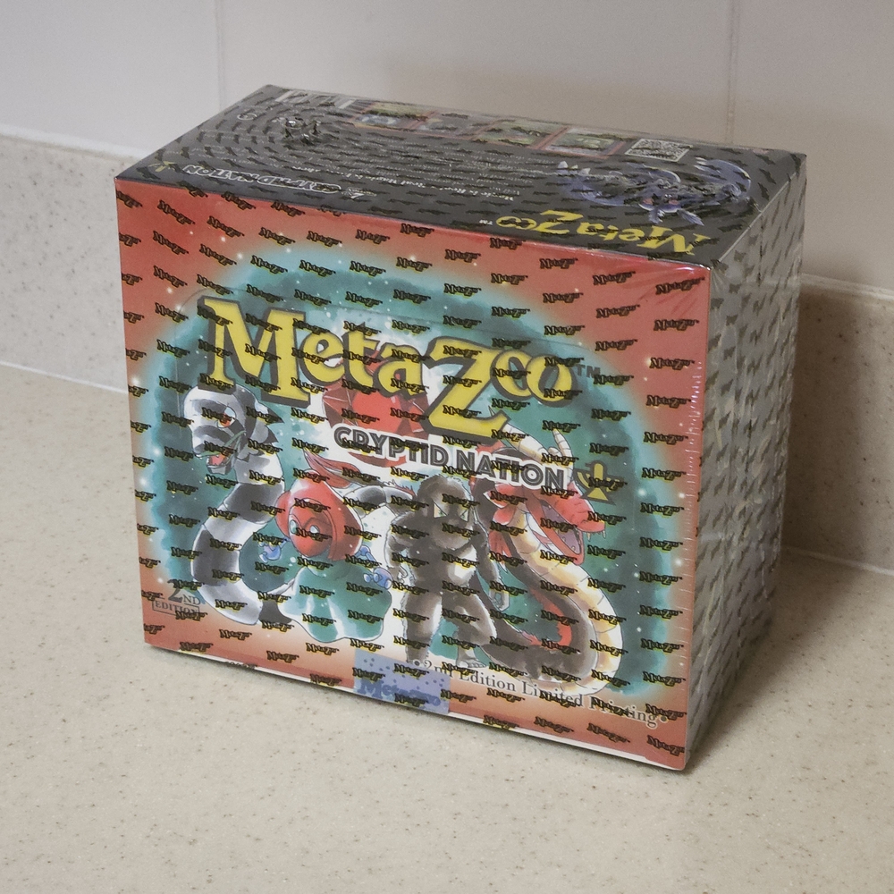 MetaZoo Cryptid Nation 2nd Edition Booster Box Factory Sealed